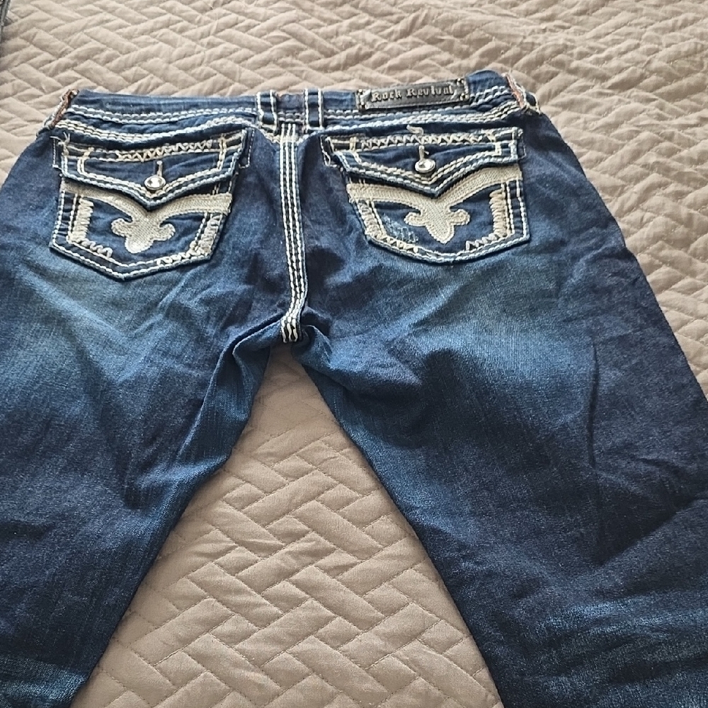 Rock Revival Dark Blue Bootcut Jeans
